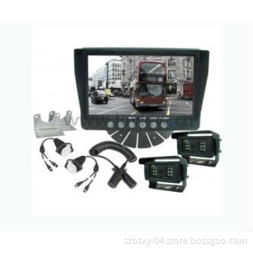 Trailer Rear View System with 7 Inch Color LCD Monitor Waterproof Cameras (JY-MS07, JY-6731, JY-TPE7-2)